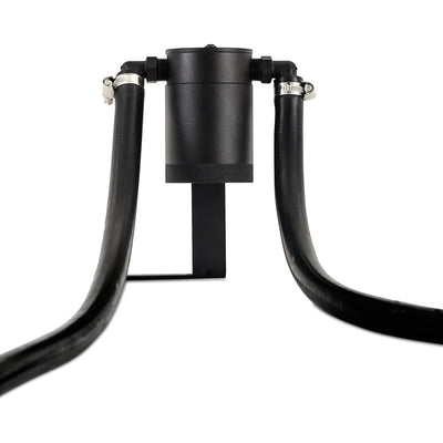 Mishimoto 2011+ Ford F-150 2.7L/3.5L/5.0L V8 Catch Can for performance upgrades.