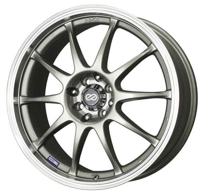 Enkei J10 16x7 5x112/114.3 38mm Offset 72.62mm Bore Dia Silver w/ Machined Lip Wheel, performance car parts, DTX Performance