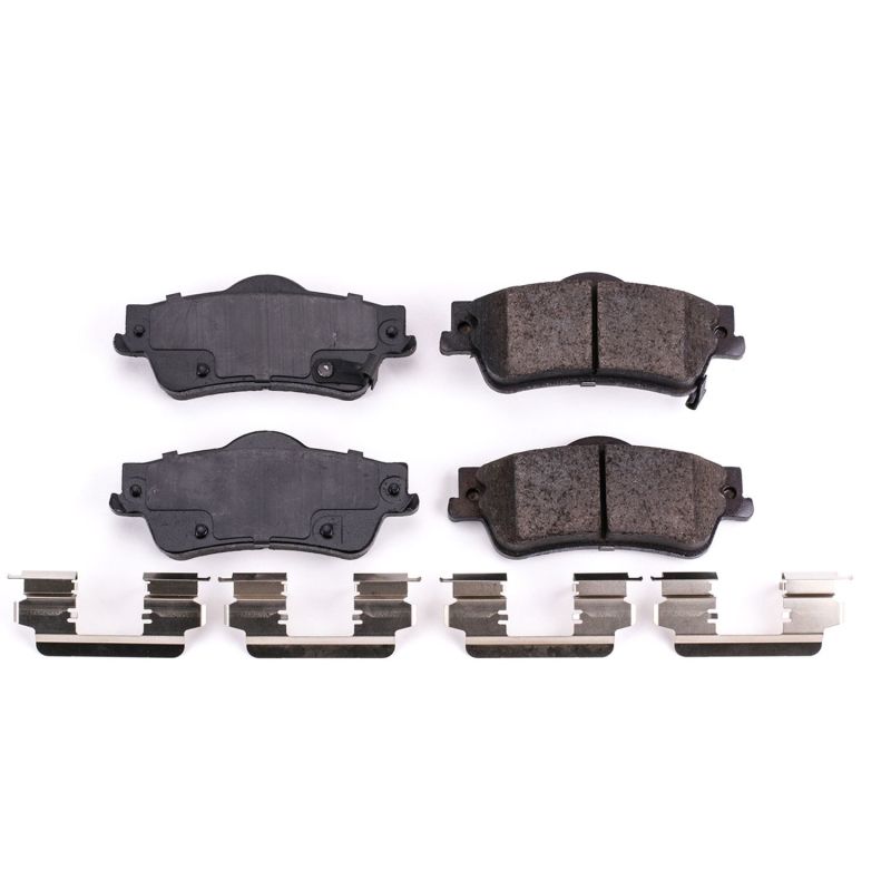 Power Stop 11-17 Chevrolet Caprice Rear Z17 Evolution Ceramic Brake Pads w/Hardware - DTX Performance