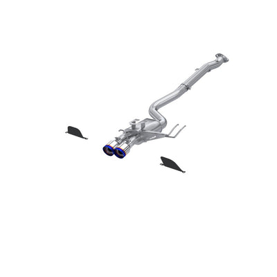 MBRP 2023 Toyota Corolla GR 1.6L T304 SS 3in Cat-Back Dual Center Rear w/ Burnt End Tips, DTX Performance auto parts
