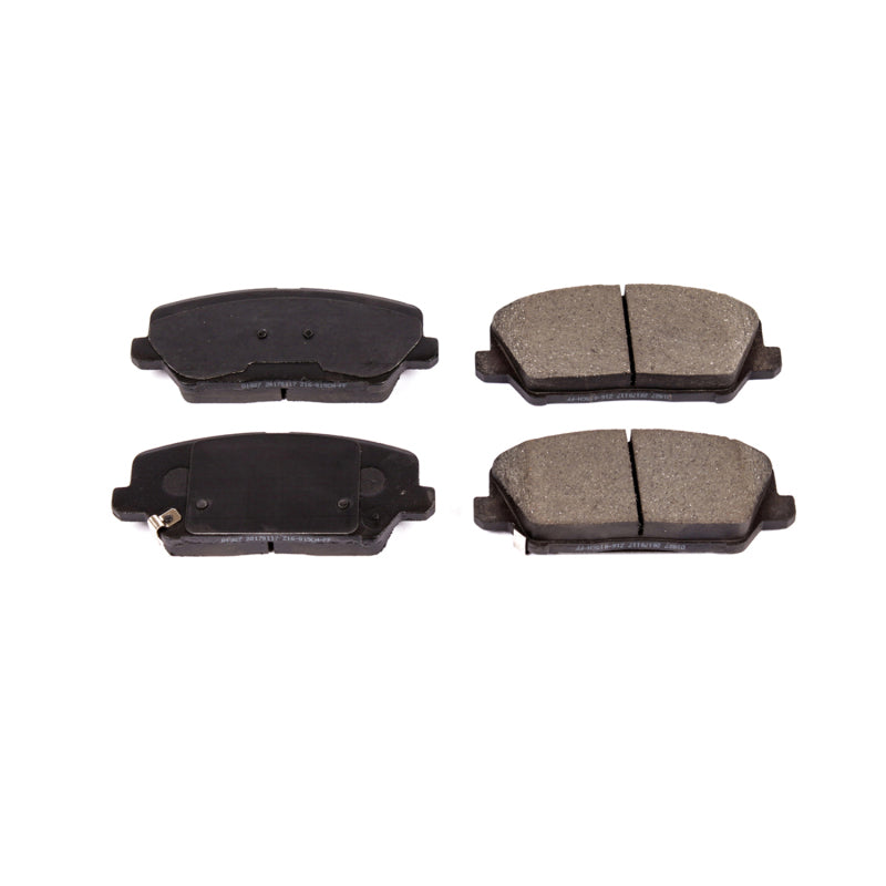 Power Stop 16-17 Hyundai Veloster Front Z16 Evolution Ceramic Brake Pads - DTX Performance