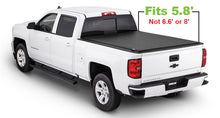 Load image into Gallery viewer, Tonno Pro 14-19 Chevy Silverado 1500 5.8ft Fleetside Lo-Roll Tonneau Cover on truck with text &#39;Fits 5.8 ft&#39;