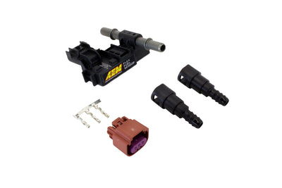 AEM Ethanol Content Flex Fuel Sensor Kit for performance car tuning and engine optimization from DTX Performance, a veteran-owned shop.