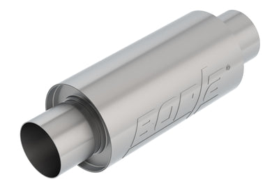 Borla Universal Resonator Option 3in Center/Center 5in Round x 10in, performance car parts by DTX Performance
