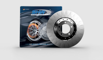SHW 18-22 Audi RS5 2.9L Front Smooth Lightweight Brake Rotor (4M0615301AM), high performance brake upgrades by DTX Performance