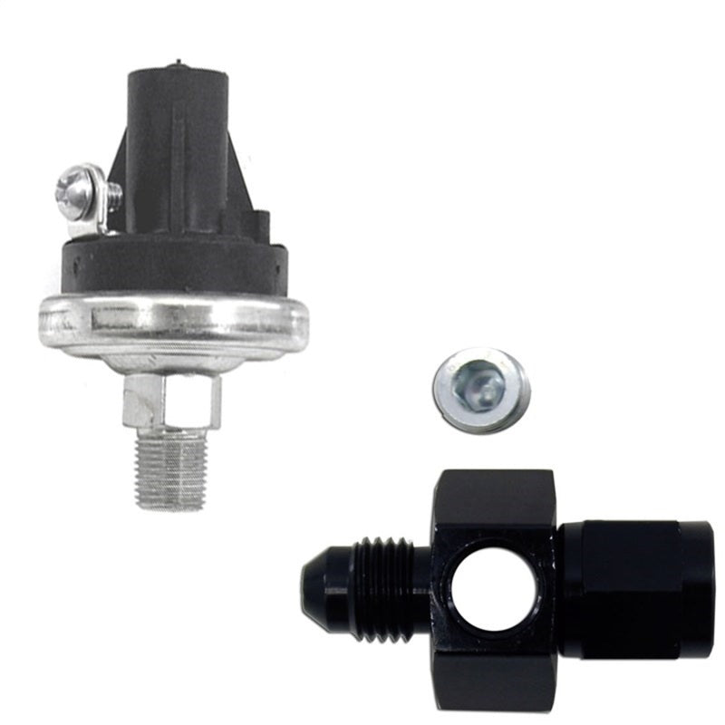 Nitrous Express EFI Fuel Pressure Safety Switch w/4AN Manifold for performance car tuning, DTX Performance auto parts