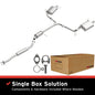 MagnaFlow BRE Exhaust Kit 04-08 Acura TSX 2.4L - Single box solution with components and hardware.