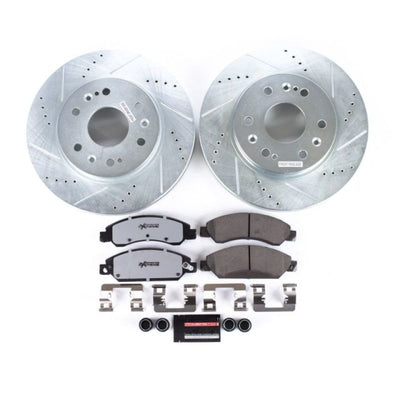 Power Stop 07-08 Cadillac Escalade Front Z36 Truck & Tow Brake Kit - high performance brakes for trucks and SUVs
