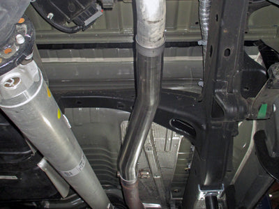 Apollo GT Series 409 Stainless Steel Muffler Delete Pipe GM Silverado/Sierra 1500 19-20 V8-5.3L under vehicle installation