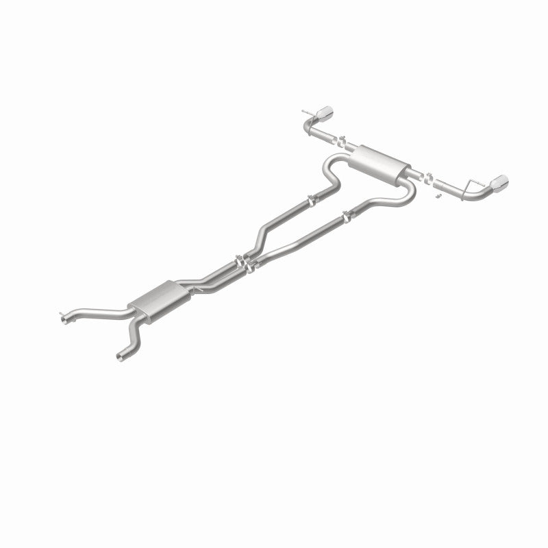 MagnaFlow 07 Audi Q7 V8 4.2L Dual Split Rear Exit Stainless Cat-Back Perf Exhaust, performance car parts by DTX Performance