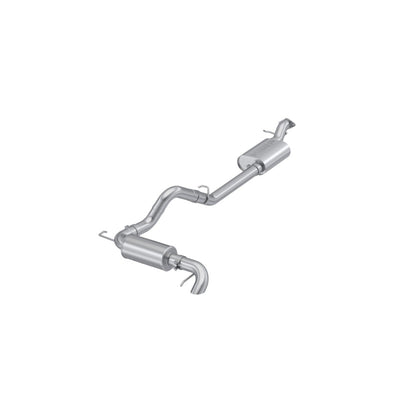 MBRP 2021-2023 Ford Bronco 2.3L/2.7L Stainless Steel 3in Cat-Back, Single High Clearance Rear Exit for performance car parts.