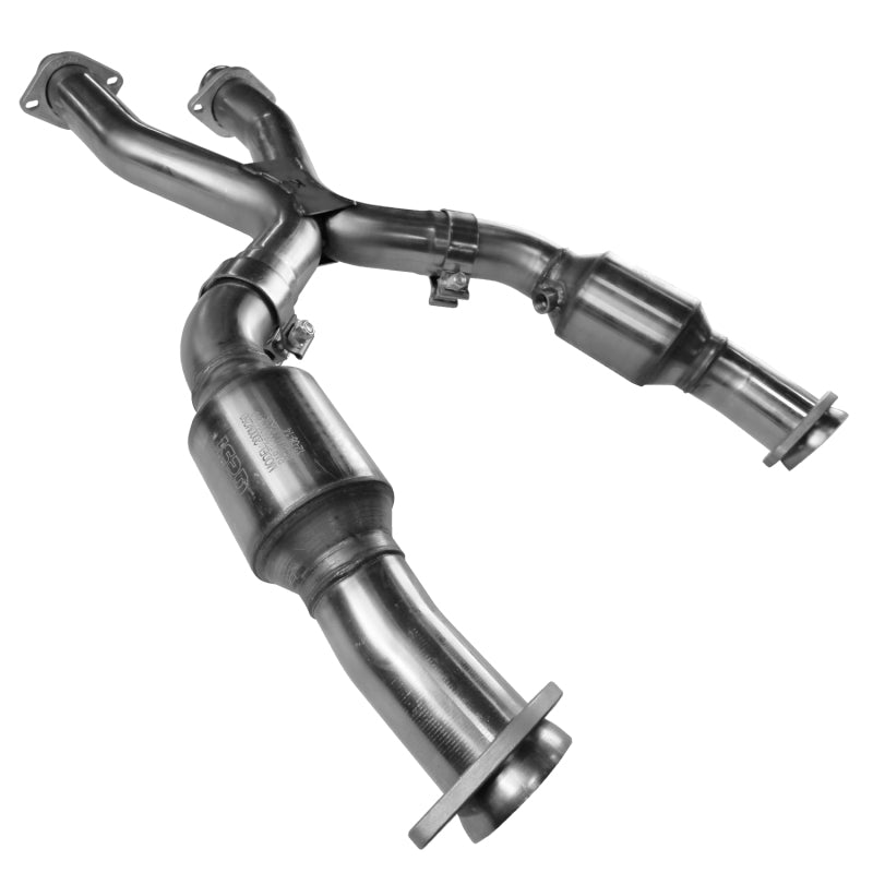 Kooks 96-98 Ford Mustang SVT Cobra 1-5/8 x 2-1/2 4V Header & Catted X-Pipe Kit - DTX Performance