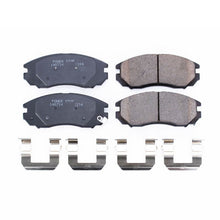 Load image into Gallery viewer, Power Stop 04-08 Hyundai Tiburon Front Z17 Evolution Ceramic Brake Pads w/Hardware - DTX Performance