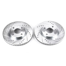 Load image into Gallery viewer, Power Stop 08-11 Ford Focus Front Evolution Drilled &amp; Slotted Rotors - Pair - DTX Performance