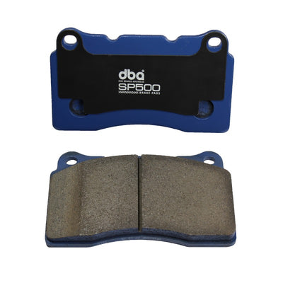 DBA 05-08 Subaru Legacy SP500 Front Brake Pads, high performance ceramic, perfect for street use; DTX Performance auto upgrade parts.