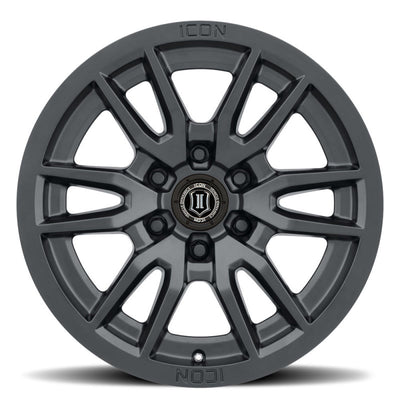 ICON Vector 6 17x8.5 6x5.5 Black Wheel for performance car parts and upgrades at veteran-owned DTX Performance shop.