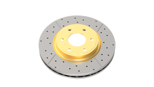 Load image into Gallery viewer, DBA 02-07 Subaru WRX STi 10 Stud Hole Rear Drilled &amp; Slotted Street Series Rotor, performance car parts, high performance brakes.