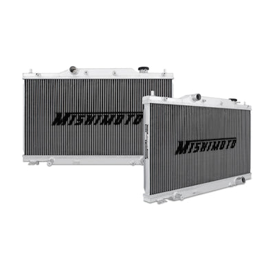 Mishimoto 02-05 Honda Civic SI Manual Aluminum Radiator, performance car parts for engine cooling from DTX Performance.