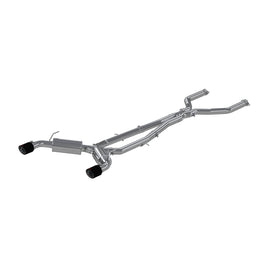 MBRP 16-19 Infiniti Q50 3.0L FWD/AWD 3in Cat Back exhaust with 4.5in carbon fiber tips - T304 performance car parts
