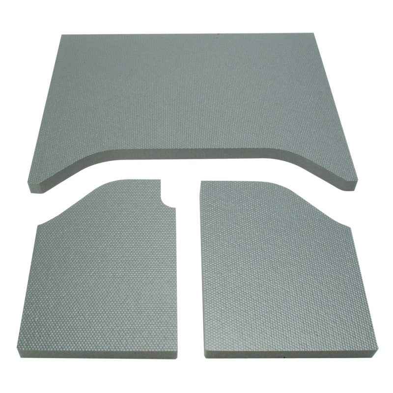 DEI 07-10 Jeep Wrangler JK 2-Door Boom Mat Headliner - 3 Piece - Gray, performance car parts, DTX Performance