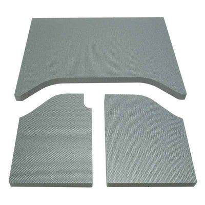 DEI 07-10 Jeep Wrangler JK 2-Door Boom Mat Headliner - 3 Piece - Gray, performance car parts, DTX Performance