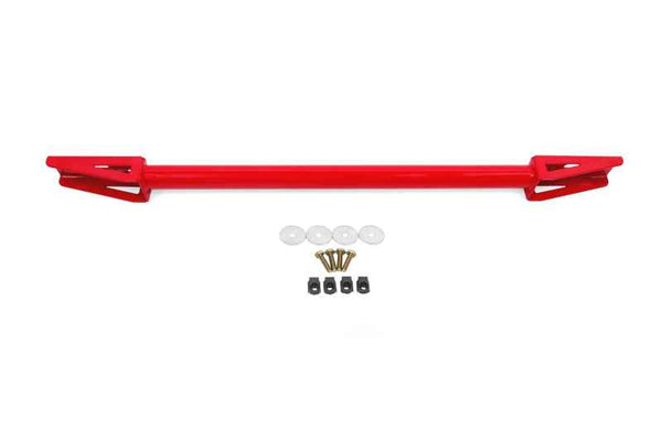 BMR 15-19 Ford Mustang (S550) K-Member Chassis Brace - Red, high performance auto parts, suspension kits, veteran owned performance shop