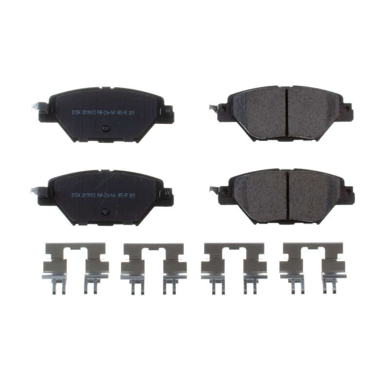 Power Stop 16-19 Mazda CX-9 Rear Z17 Evolution Ceramic Brake Pads w/Hardware - DTX Performance