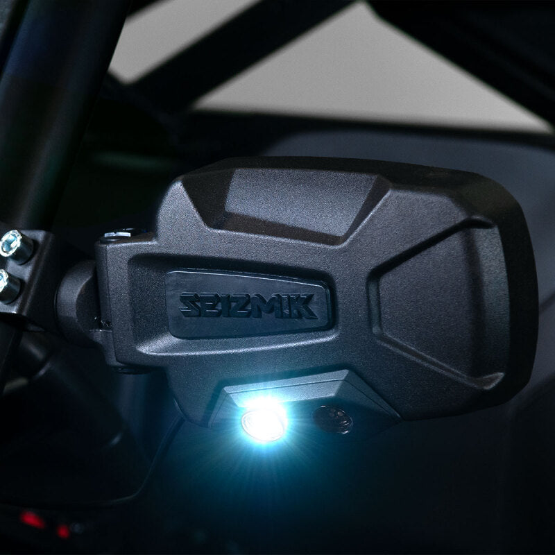 Seizmik 24+ Polaris/Cam-am/Honda/Kaw Pursuit Night Vision Sideview Mirror Adj. 1.75-2 in. ROP -Pair for performance upgrades