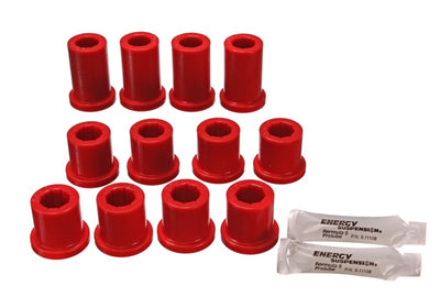 Energy Suspension 84-85 Toyota 4Runner 2 & 4WD Red Front Leaf Spring Bushing Set, performance car parts from DTX Performance