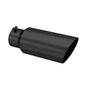 MBRP Universal Tip 7in O.D. Rolled End 5in inlet 18in length Black for performance exhaust, DTX Performance upgrades
