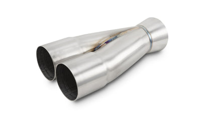 Vibrant 2-1 SS Merge Collectors 1-7/8in Inlet Slipover ID 2-1/4in Outlet OD, performance car parts, exhaust systems, DTX Performance