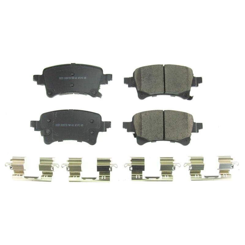 Power Stop 2020 Jeep Gladiator Rear Z17 Evolution Ceramic Brake Pads w/Hardware - DTX Performance