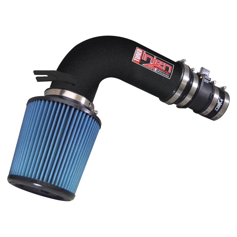 Injen 14-18 Dodge Ram 3.0L V6 Wrinkle Black Power-Flow Short Ram Intake - DTX Performance