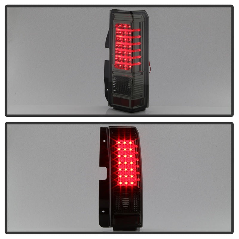 Xtune Hummer H3 06-09 LED Tail Lights Smoke