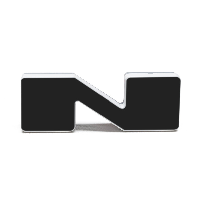 ORACLE Lighting Universal Illuminated LED Letter Badges - Matte Blk Surface Finish - N, veteran owned performance shop