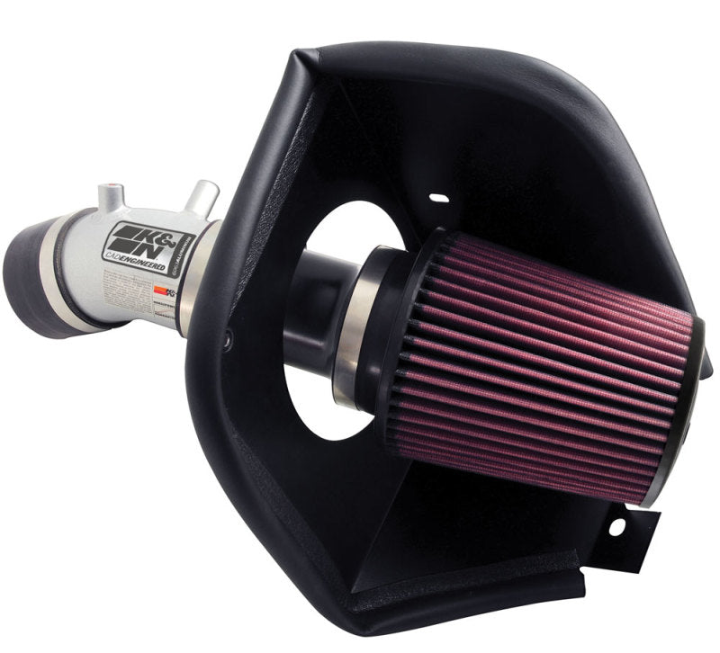 K&N 08-09 Scion xD L4-1.8L Silver Typhoon Short Ram Intake - DTX Performance