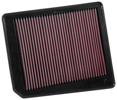 K&N 2017 Nissan Titan V8-5.6L F/I Drop In Replacement Air Filter by DTX Performance
