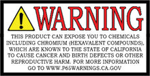 Load image into Gallery viewer, California Prop 65 warning label for chemical exposure risk