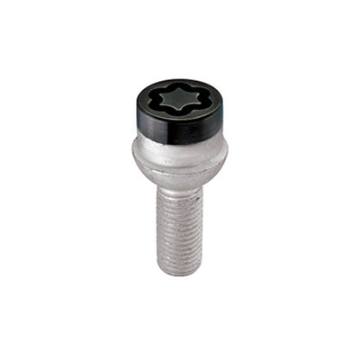 McGard Wheel Lock Bolt Set - 4pk. (Radius Seat) M14X1.5 / 17mm Hex / 26.7mm Shank Length - Black performance car tuning part
