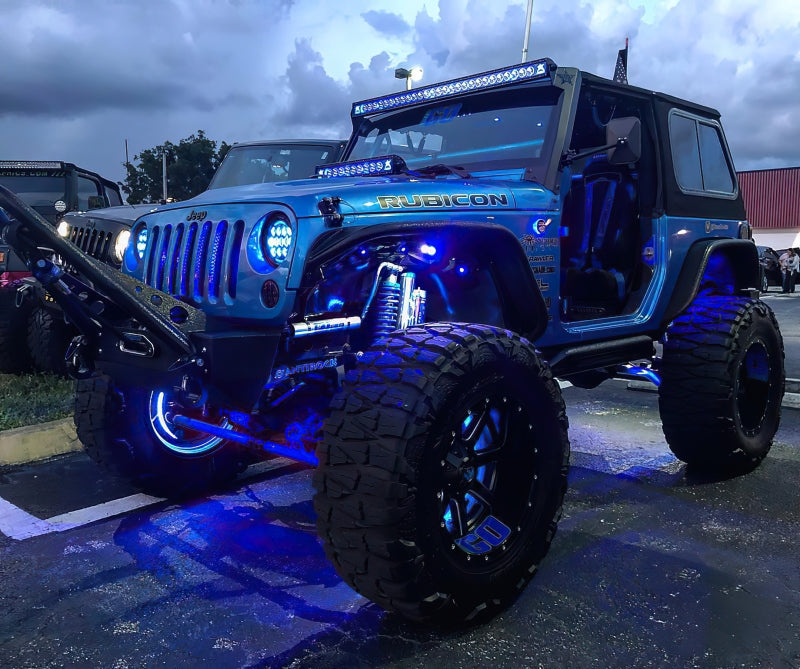 Jeep with Oracle Bluetooth + RF Underbody Rock Light Kit - 8 PCS - ColorSHIFT at DTX Performance shop