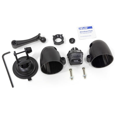 Banks Power Dual Gauge Pod Suction Mount for iDash 1.8 and 52mm Gauges - performance car parts