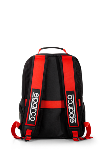 Sparco Bag Stage BLK/RED for high performance car parts by DTX Performance, veteran-owned shop, perfect for racing suspension and exhaust systems.
