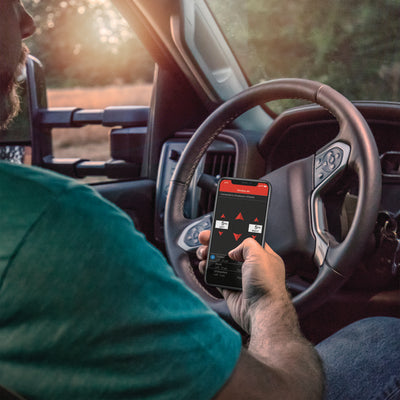 Air Lift Wireless Air Control System w/ Wireless Phone App Control in car, performance car parts from veteran owned shop, DTX Performance