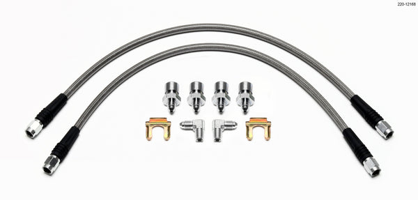 Wilwood Flexline Kit Front 1965-1969 Ford Mustang, performance car parts, brake upgrades, DTX Performance, veteran owned shop