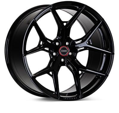 Vossen HF-5 23x11 / 5x112 / ET14 Gloss Black Wheel, high performance auto part, tuning upgrades - DTX Performance