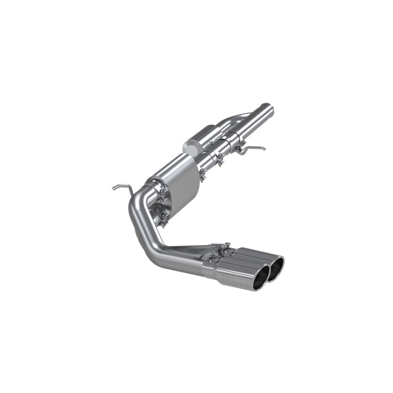 MBRP 09+ Chevrolet Silverado 1500 3in Cat Back Pre-Axle Dual Outlet w/ 4in Tip - AL, high performance car exhaust system