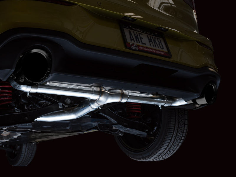 AWE 2022 VW GTI MK8  Track Edition Exhaust - Diamond Black Tips - DTX Performance