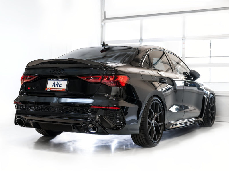 AWE Tuning Audi 22-23 8Y RS3 Cat-Back SwitchPath Exhaust (No Tips) - DTX Performance