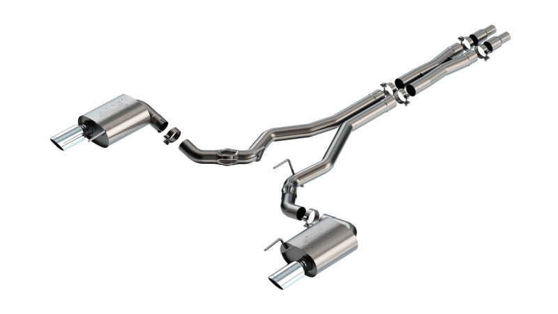 Borla 2024 Ford Mustang GT 5.0L V8 w/o Active Exhaust ATAK Cat-Back Exhaust System - DTX Performance