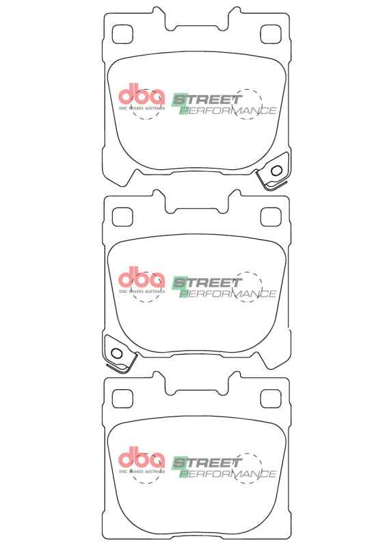 DBA 2022+ Toyota GR Corolla SP Performance Rear Brake Pads